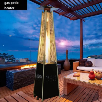 Triangle Propane Patio Heater in Stainless Steel