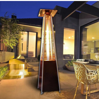 Triangle Propane Patio Heater in Stainless Steel